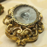 victorian lover's eye brooch